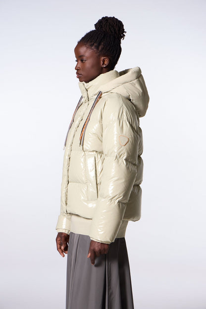 Gertrude Doudoune courte brillante Lili Bright