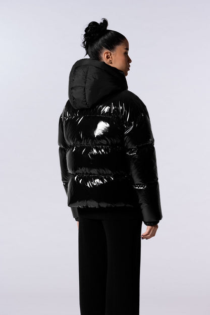 Gertrude Doudoune courte brillante Lili Bright