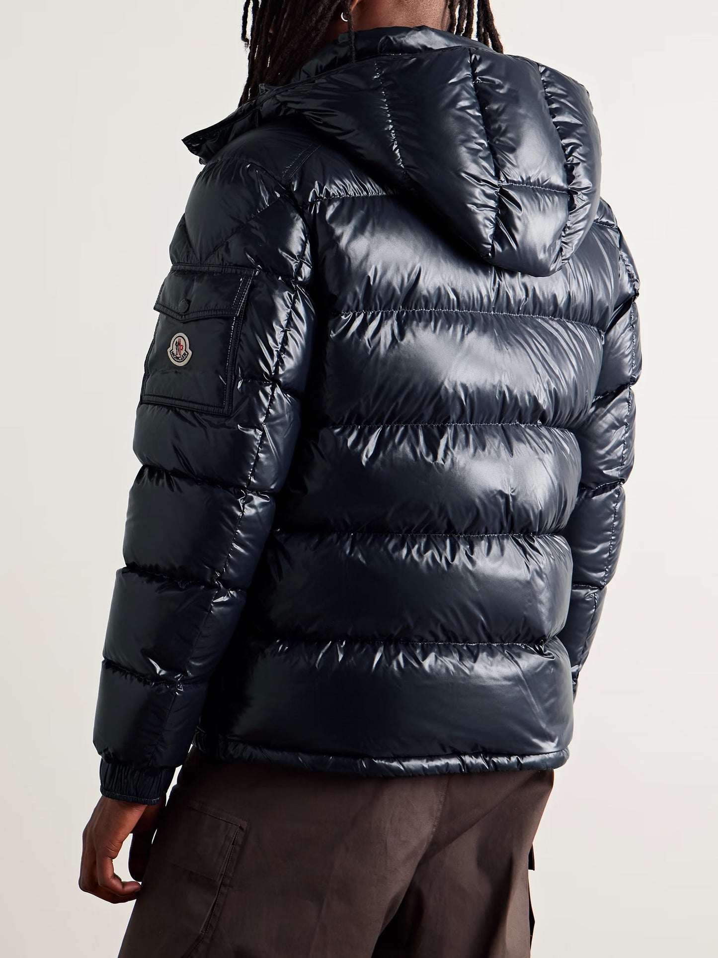 Moncler Maya Logo-Appliquéd Quilted Nylon Hooded Down Jacket