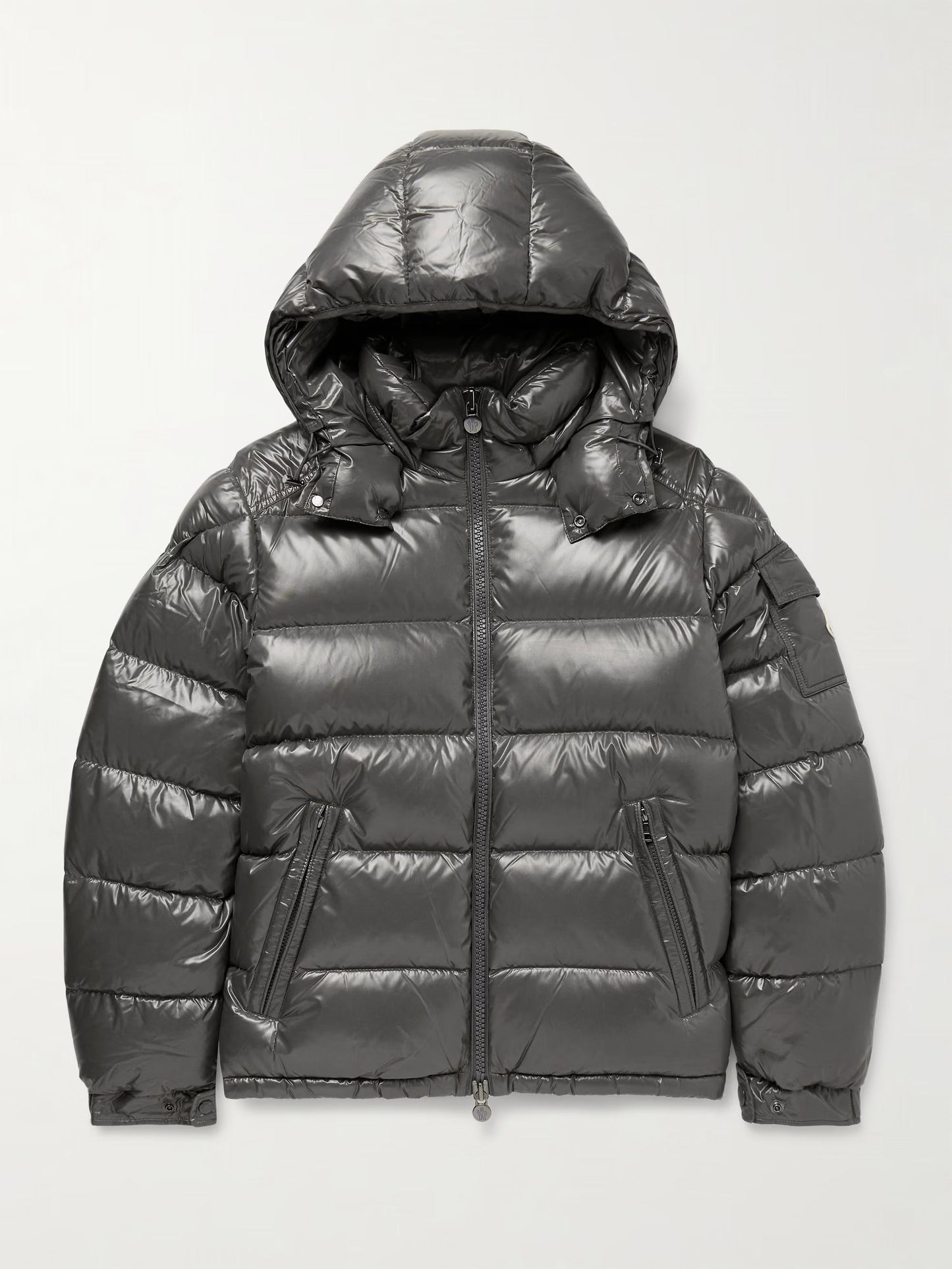 Moncler Maya Logo-Appliquéd Quilted Nylon Hooded Down Jacket