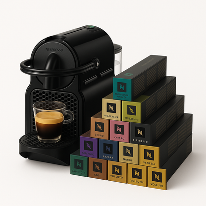 Nespresso DELONGHI Inissia + 500 capsules offertes