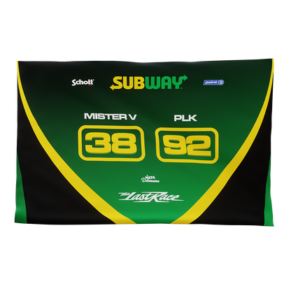 Écurie Subway - MISTER V / PLK - Pack maillot / casquette / drapeau / stickers