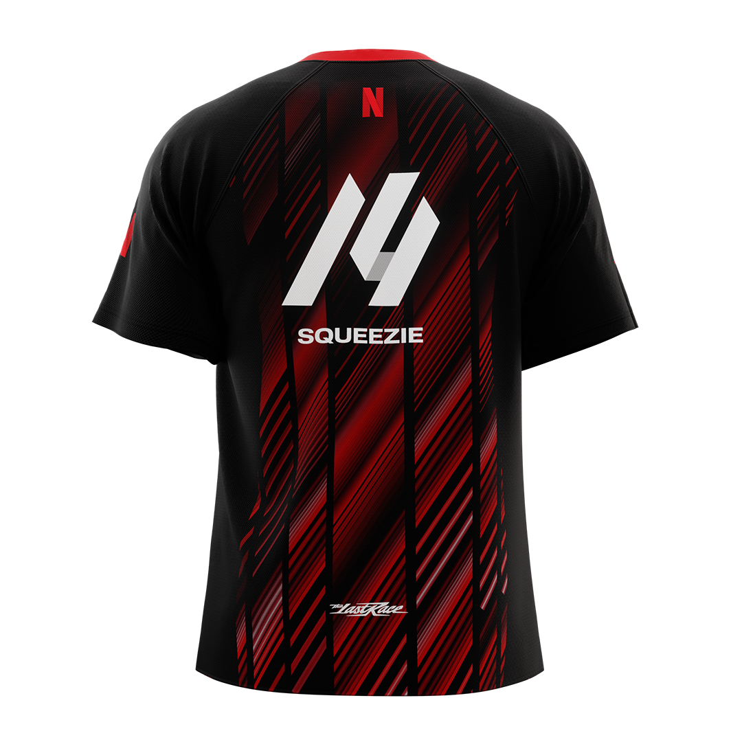 Écurie Netflix - SQUEEZIE / AMINE - Pack maillot / casquette / drapeau / stickers